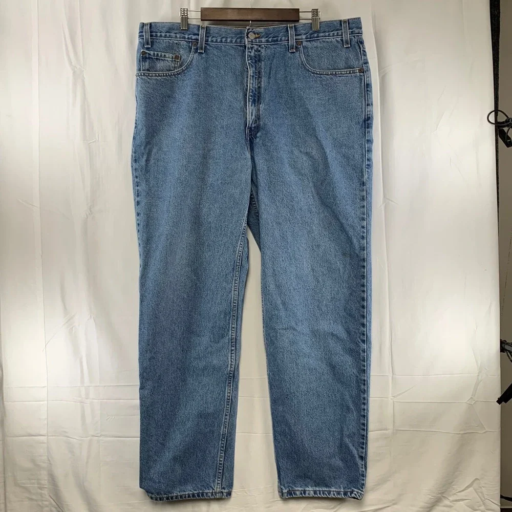 Levi's‎ 550 Relaxed Straight Leg Mens 42x32 (39x32) Blue Vintage Denim Jeans